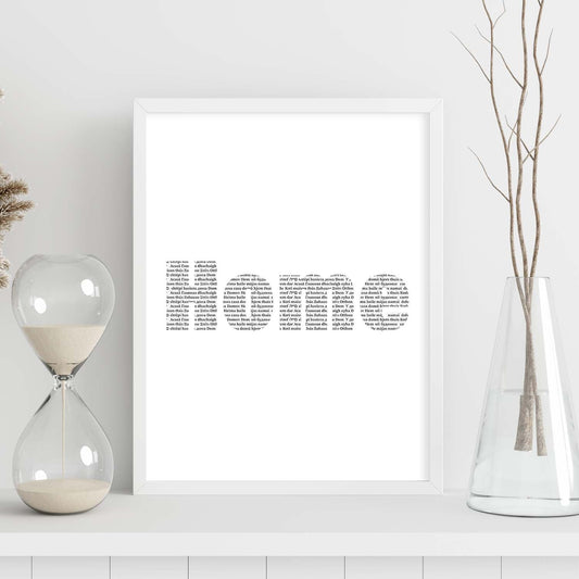 Lamina artistica decorativa con ilustración de home estilo Mensaje inspiracional-Artwork-Nacnic-Nacnic Estudio SL