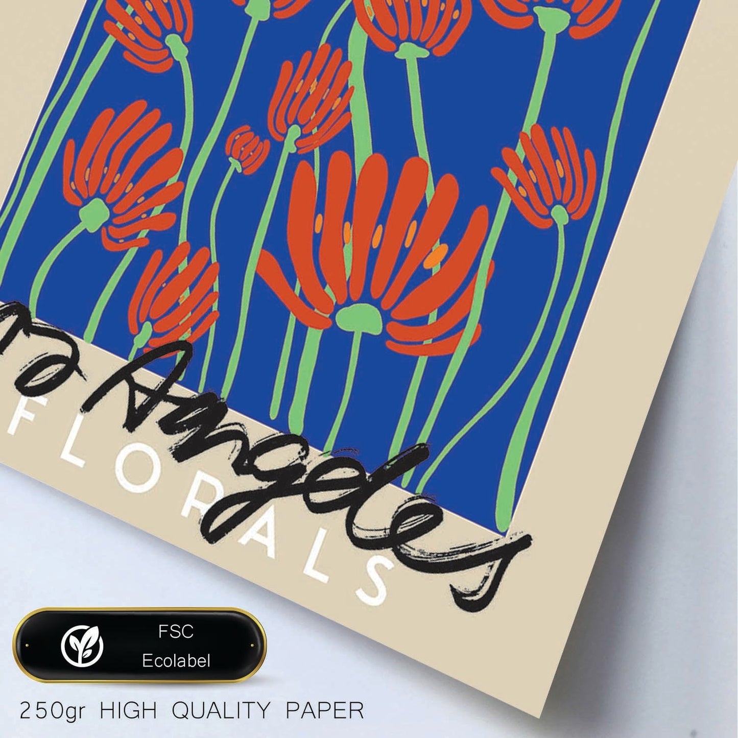 Lamina artistica decorativa con ilustración de La flora de los angeles-Artwork-Nacnic-Nacnic Estudio SL