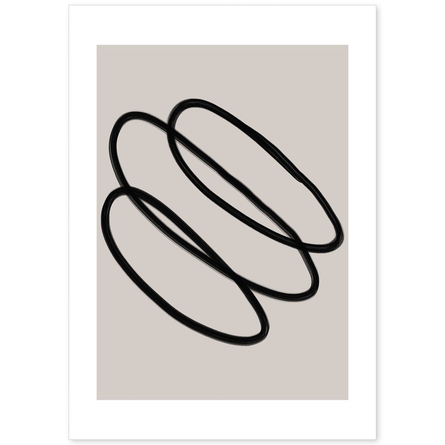 Lamina artistica decorativa con ilustración de Moderno Linea 01 estilo Abstracto-Artwork-Nacnic-A4-Sin marco-Nacnic Estudio SL