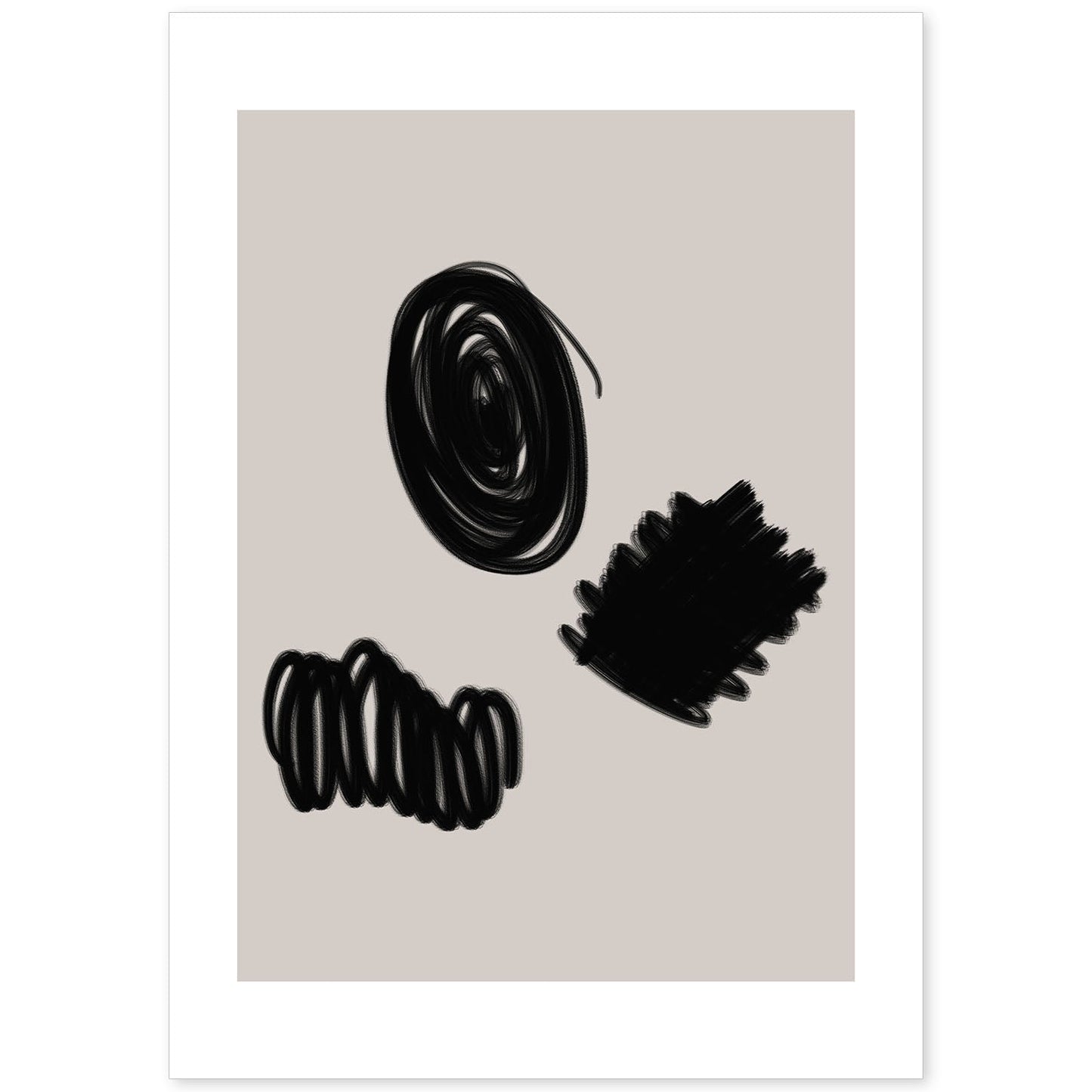 Lamina artistica decorativa con ilustración de Moderno Linea 02 estilo Abstracto-Artwork-Nacnic-A4-Sin marco-Nacnic Estudio SL