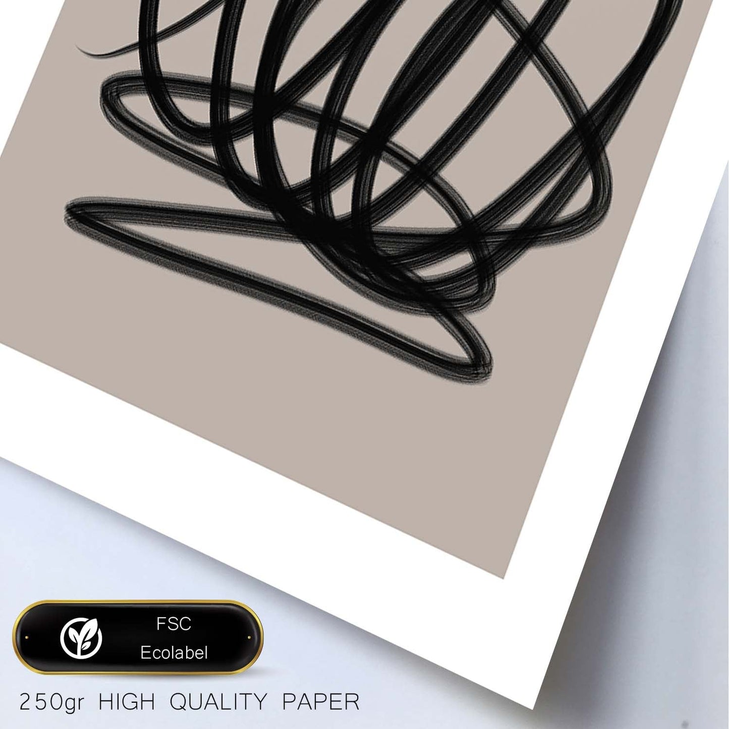 Lamina artistica decorativa con ilustración de Moderno Linea 15 estilo Abstracto-Artwork-Nacnic-Nacnic Estudio SL