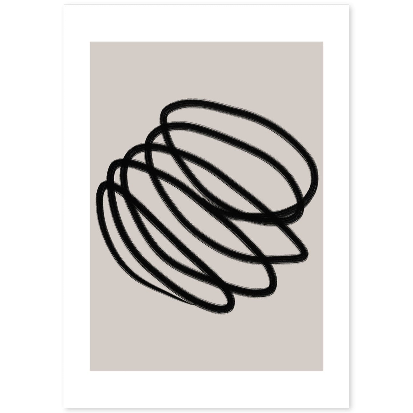 Lamina artistica decorativa con ilustración de Moderno Linea 17 estilo Abstracto-Artwork-Nacnic-A4-Sin marco-Nacnic Estudio SL