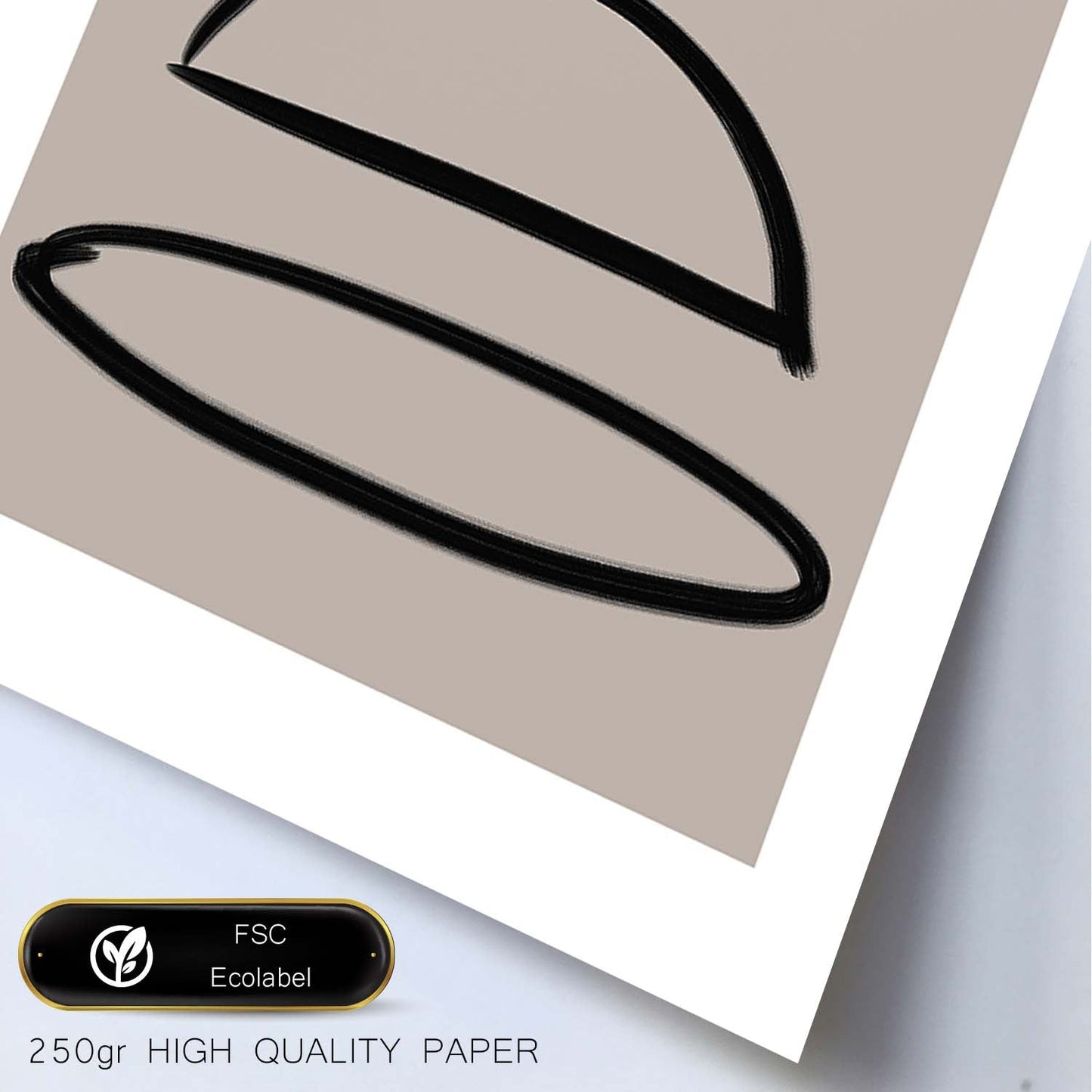 Lamina artistica decorativa con ilustración de Moderno Linea 20 estilo Abstracto-Artwork-Nacnic-Nacnic Estudio SL