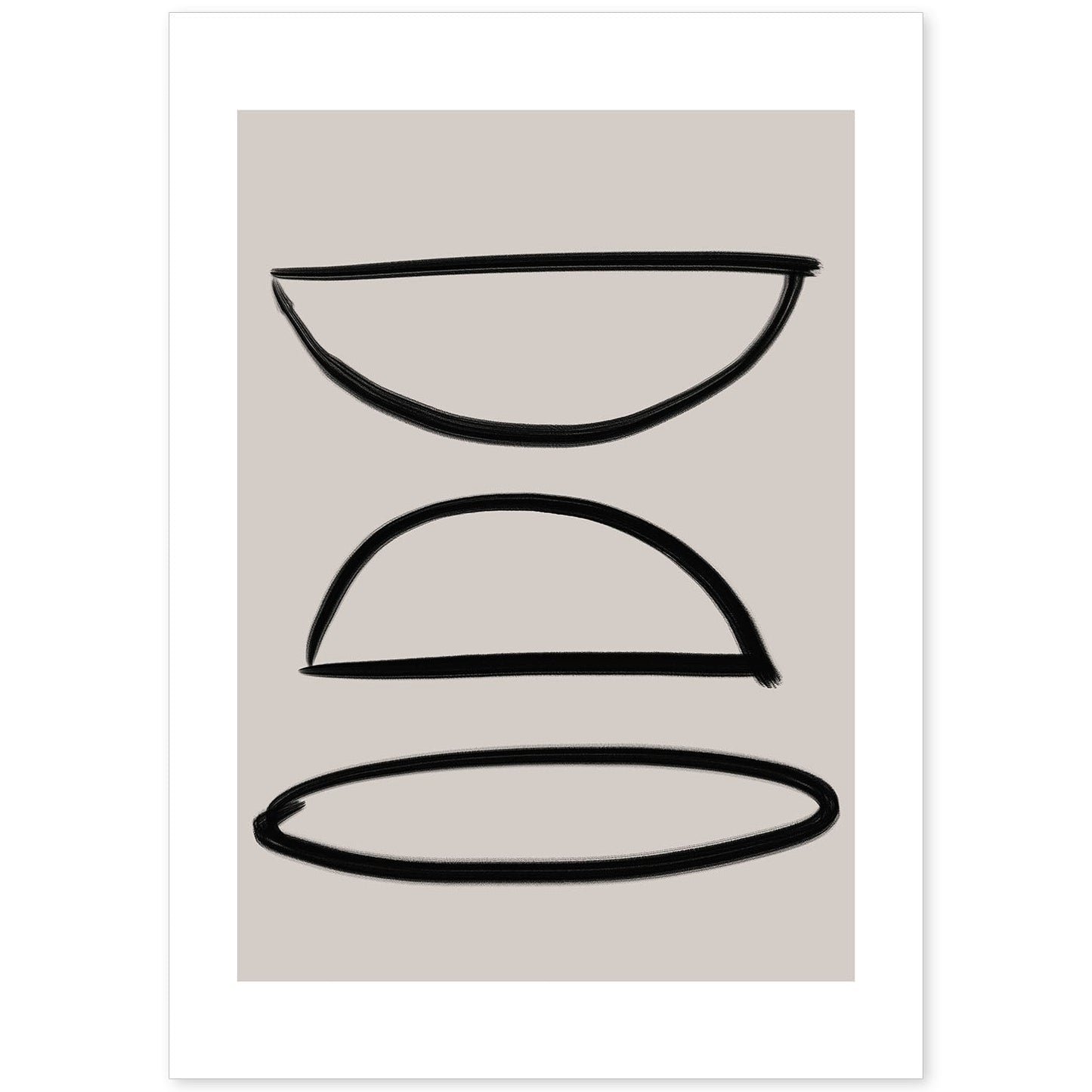 Lamina artistica decorativa con ilustración de Moderno Linea 20 estilo Abstracto-Artwork-Nacnic-A4-Sin marco-Nacnic Estudio SL
