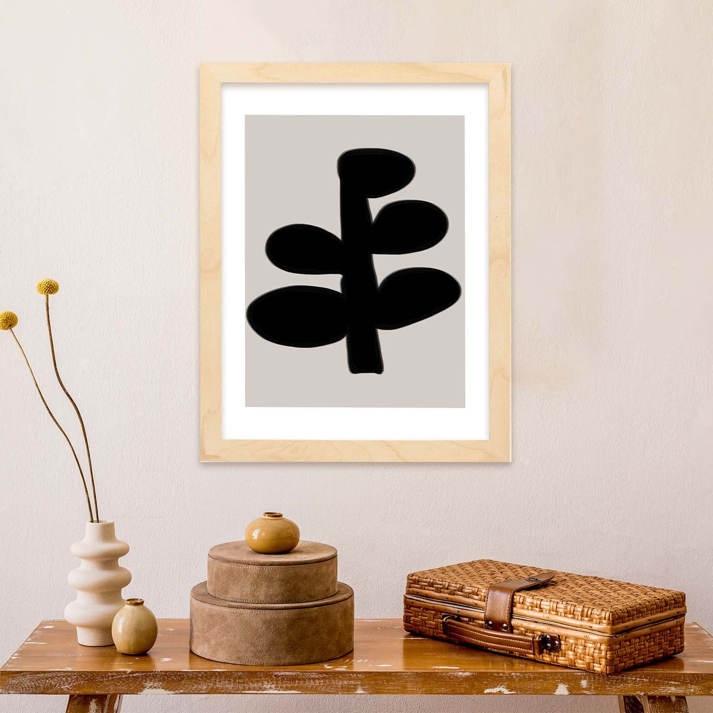 Lamina artistica decorativa con ilustración de Moderno Negro 13 estilo Abstracto-Artwork-Nacnic-Nacnic Estudio SL
