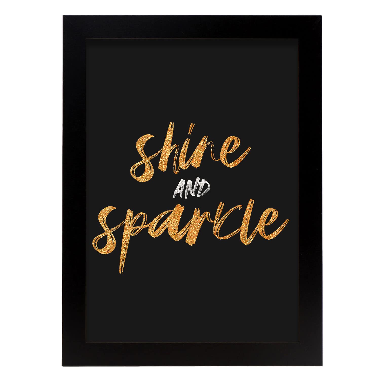 Lamina artistica decorativa con ilustración de shine sparkle estilo Mensaje inspiracional-Artwork-Nacnic-Nacnic Estudio SL