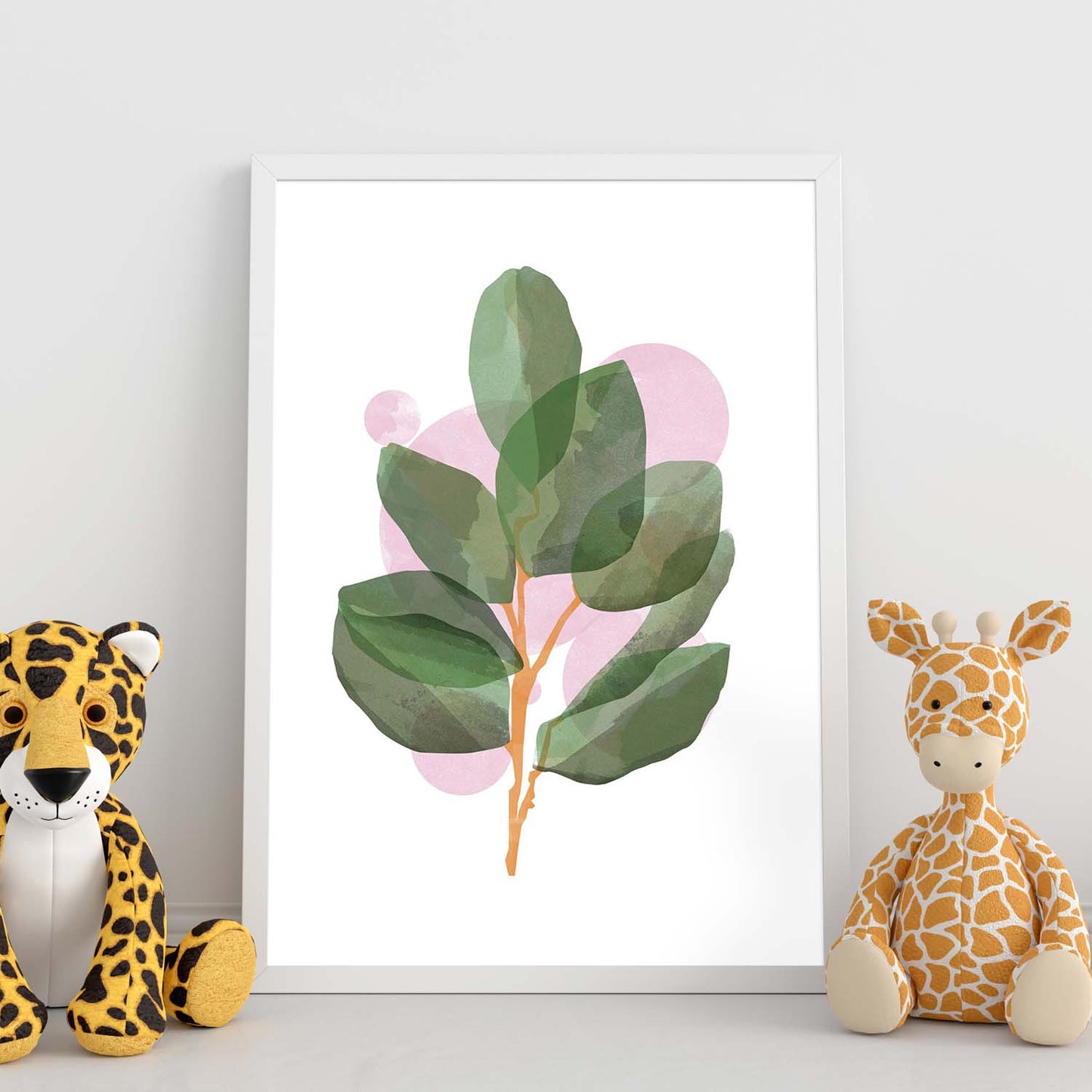 Lámina Botánica acuarela 8. Pósters con ilustraciones de plantas y flores en estilo acuarela.-Artwork-Nacnic-Nacnic Estudio SL