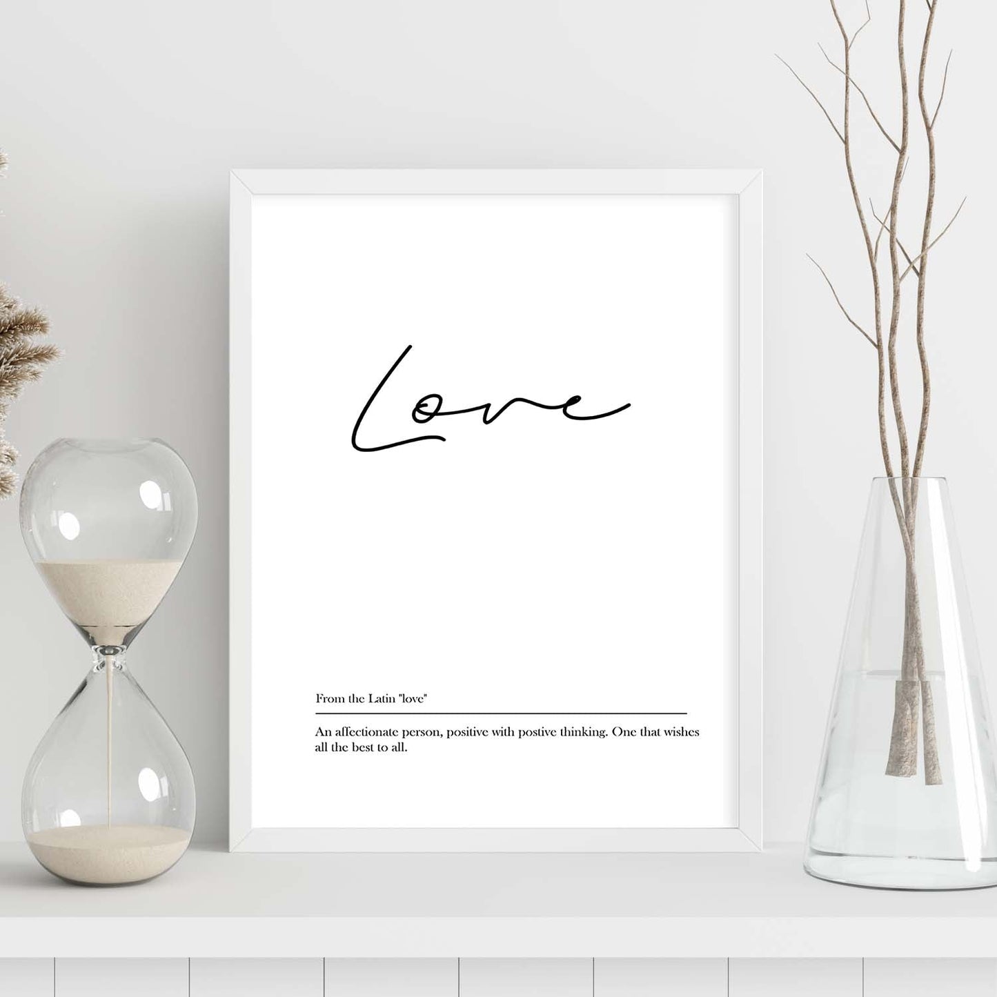 Lámina con definicion en inglés de Love. Poster de palabras con definiciones.-Artwork-Nacnic-Nacnic Estudio SL