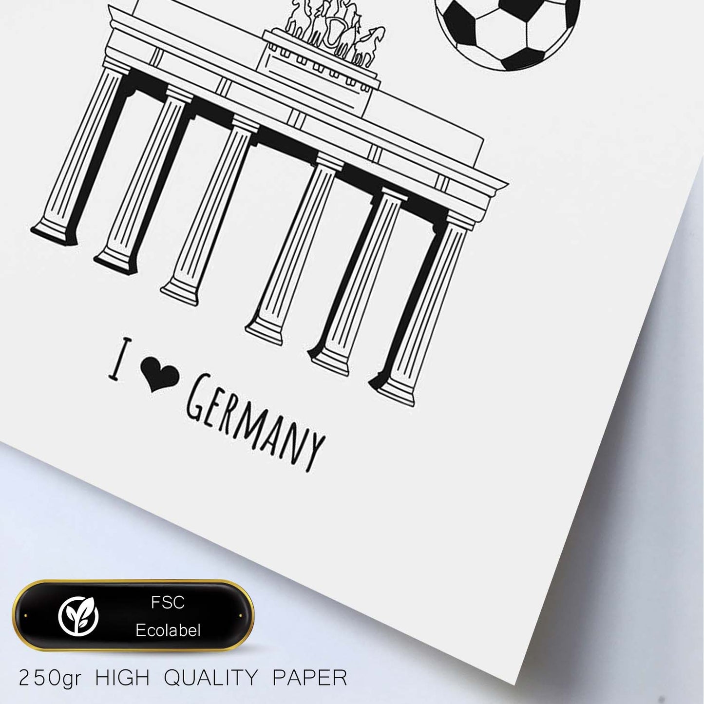 Lámina de Alemania. Pósters de países y ciudades del mundo. Imágenes de monumentos y viajes.-Artwork-Nacnic-Nacnic Estudio SL