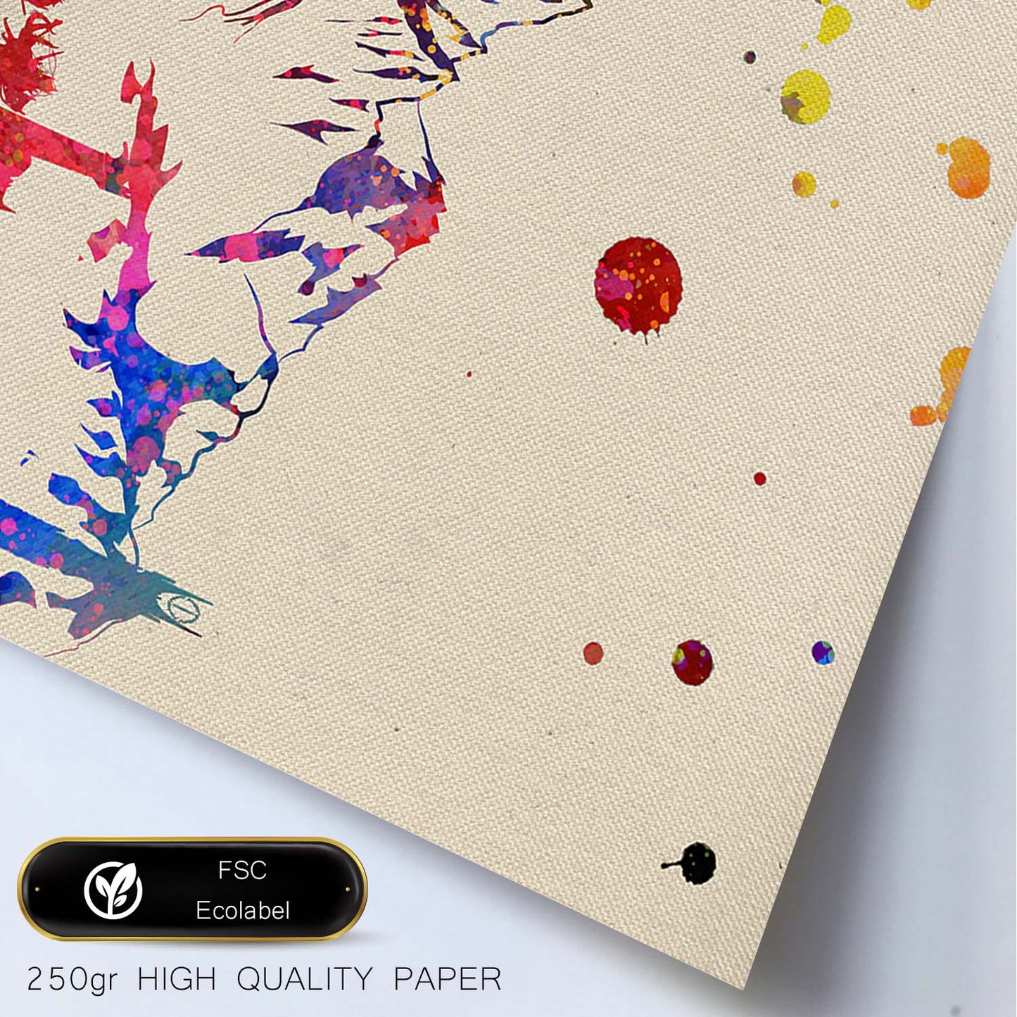 Lámina de la famosa pelicula y libro El señor de los anillos / The Lord of the Rings en Poster estilo explosión de color .-Artwork-Nacnic-Nacnic Estudio SL