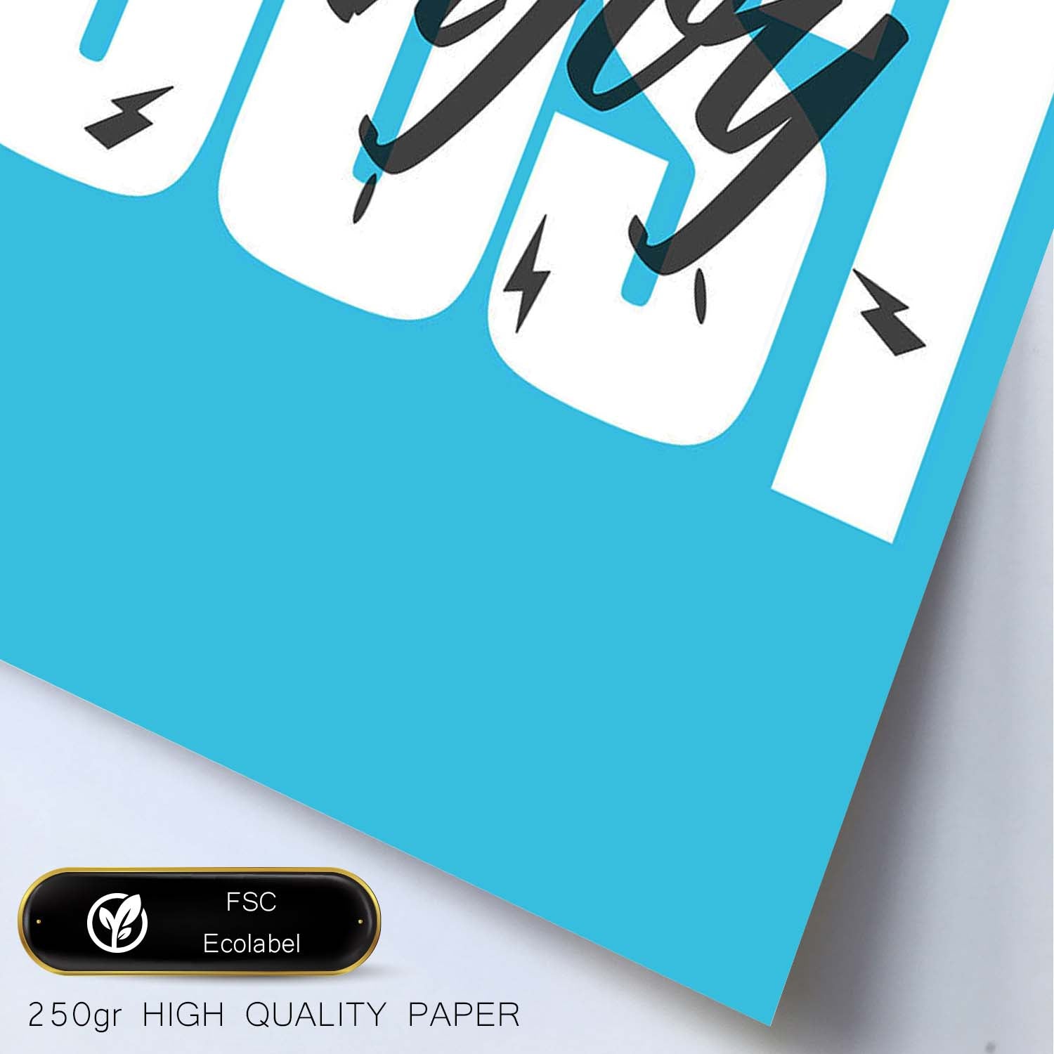 Lámina Disfruta. Pósters con diseño de rótulo y mensajes motivacionales para el día a día.-Artwork-Nacnic-Nacnic Estudio SL