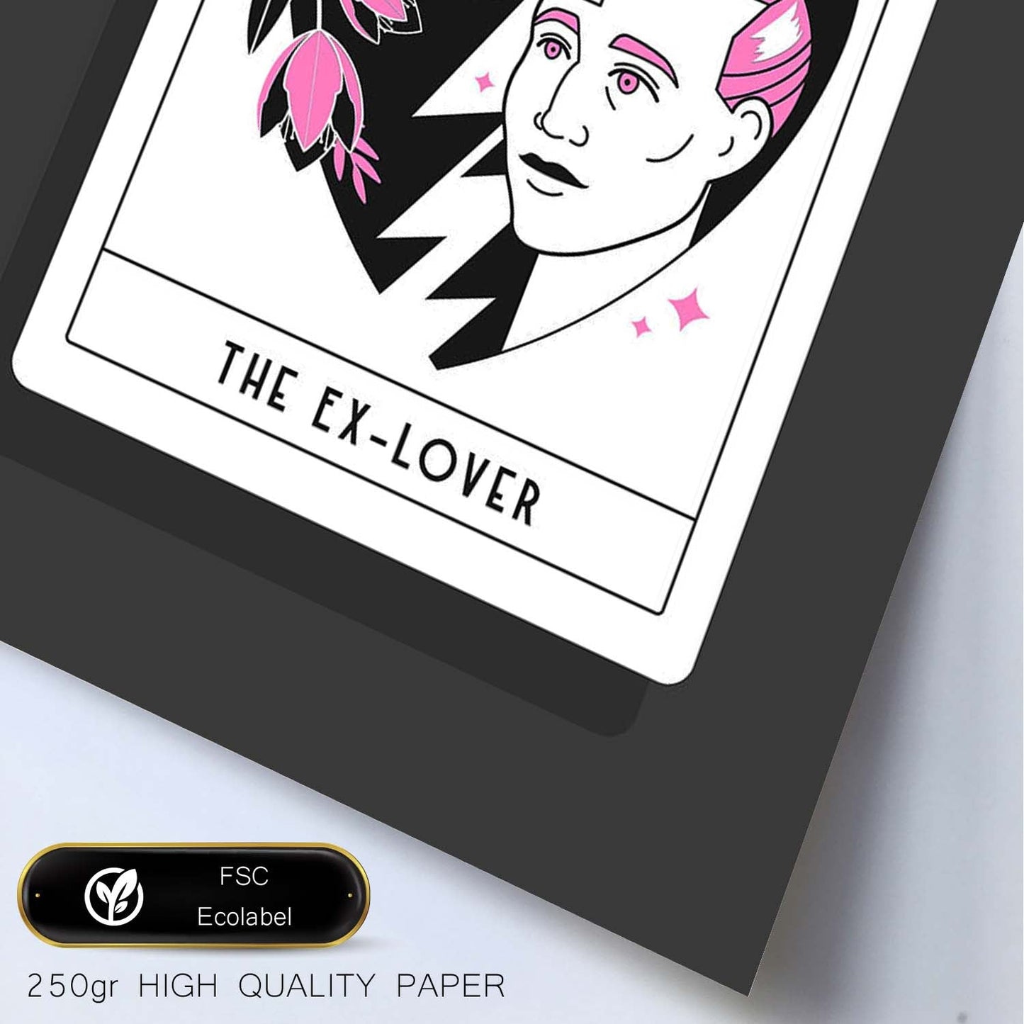 Lámina El ex. Pósters con originales ilustraciones de las cartas Tarot.-Artwork-Nacnic-Nacnic Estudio SL