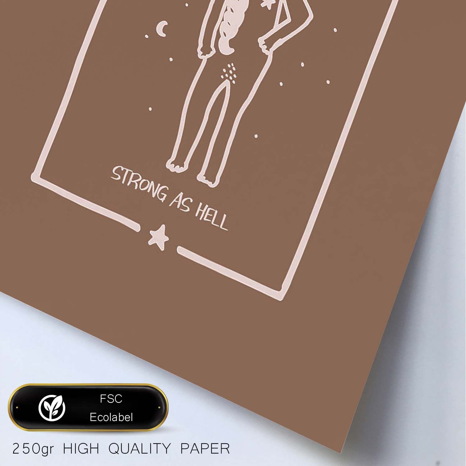 Lámina Escorpio. Pósters con ilustraciones femeninas de los signos del zodíaco.-Artwork-Nacnic-Nacnic Estudio SL