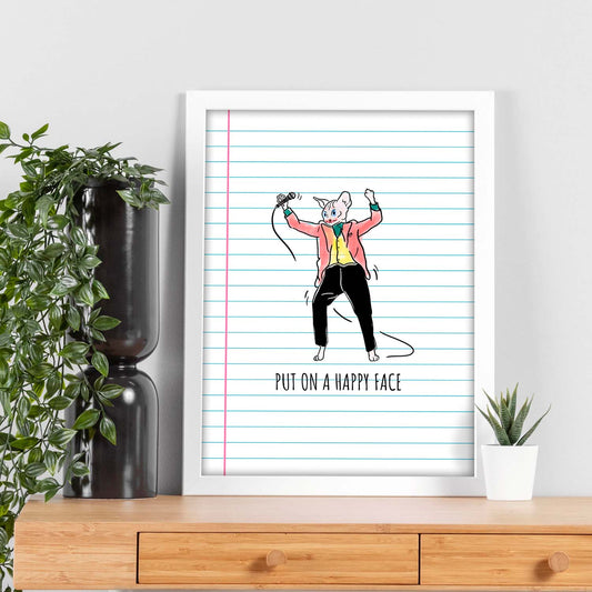 Lámina Joker. Pósters con originales y divertidas referencias al cine.-Artwork-Nacnic-Nacnic Estudio SL