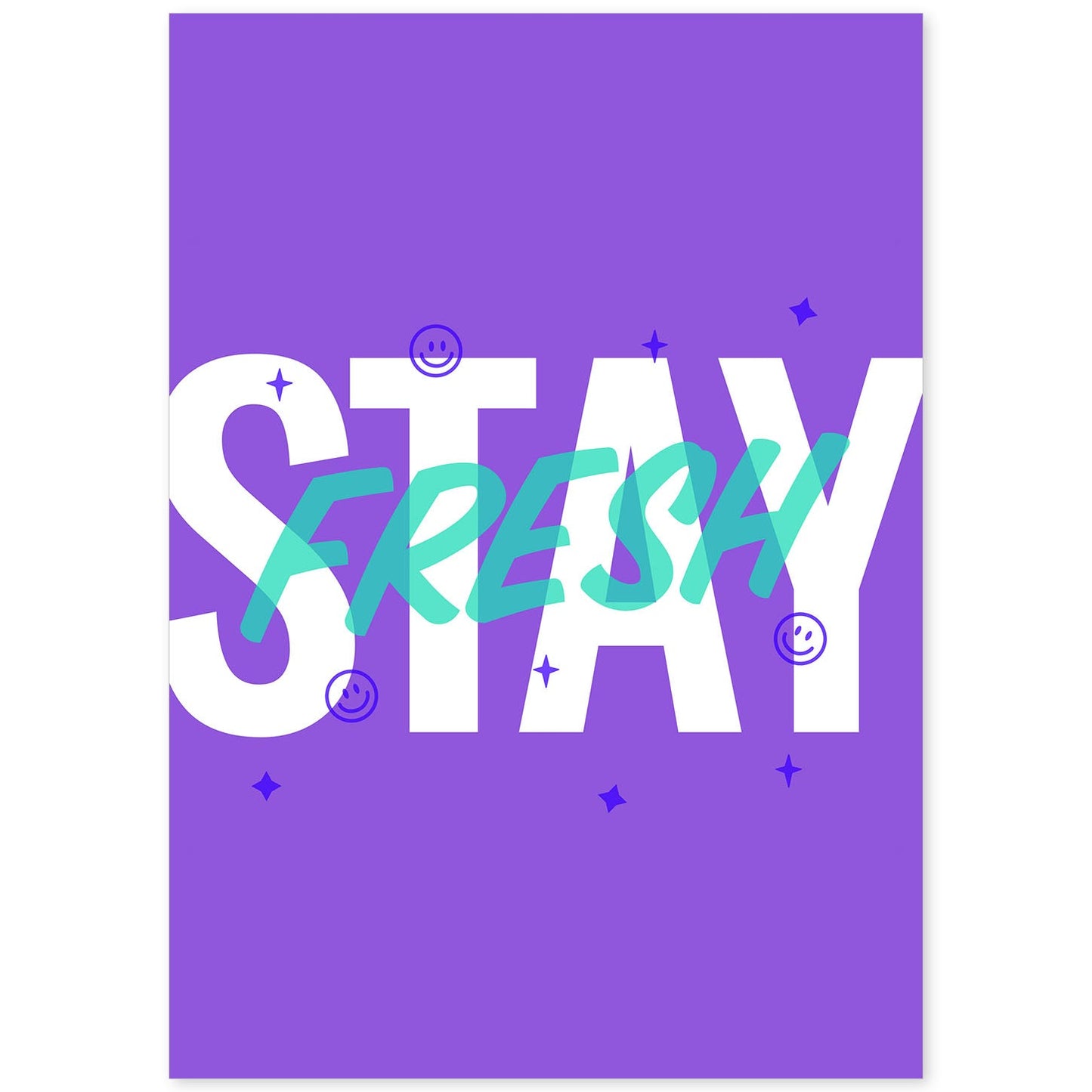Lámina Mantente actual. Pósters con diseño de rótulo y mensajes motivacionales para el día a día.-Artwork-Nacnic-A4-Sin marco-Nacnic Estudio SL