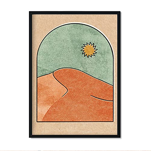 Lámina Neutral 8. Pósters con ilustraciones asbtractas en tonos pastel y neutrales.-Artwork-Nacnic-Nacnic Estudio SL