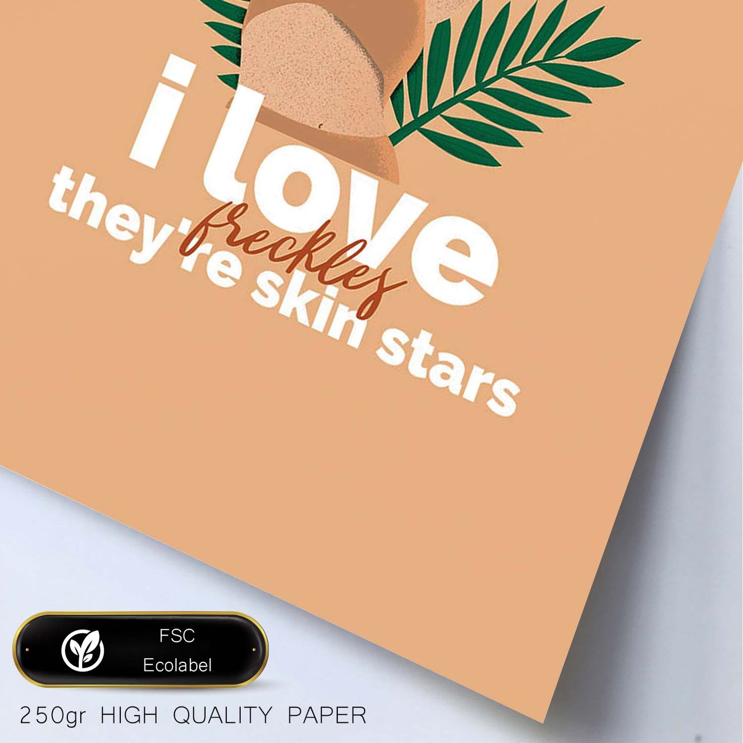 Lámina Pecas. Pósters con ilustraciones sobre el amor propio y la aceptación.-Artwork-Nacnic-Nacnic Estudio SL