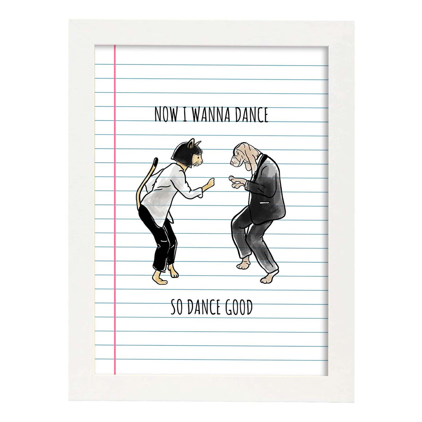 Lámina Pulp Fiction. Pósters con originales y divertidas referencias al cine.-Artwork-Nacnic-A3-Marco Blanco-Nacnic Estudio SL