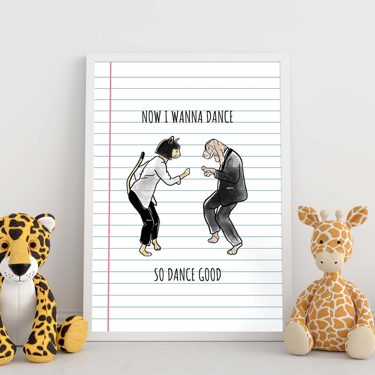 Lámina Pulp Fiction. Pósters con originales y divertidas referencias al cine.-Artwork-Nacnic-Nacnic Estudio SL