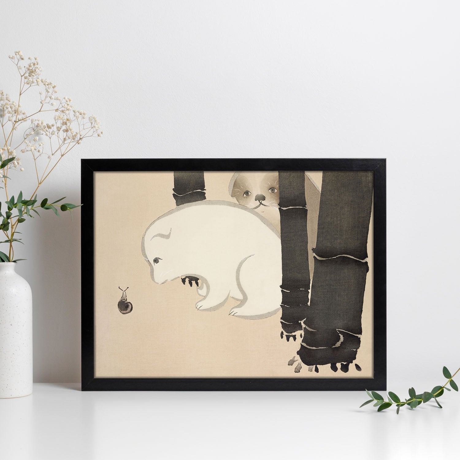 Lámina Rinpa 08. Pósters con llamativas ilustraciones Rinpa del artista japonés Kamisaka Sekka.-Artwork-Nacnic-Nacnic Estudio SL