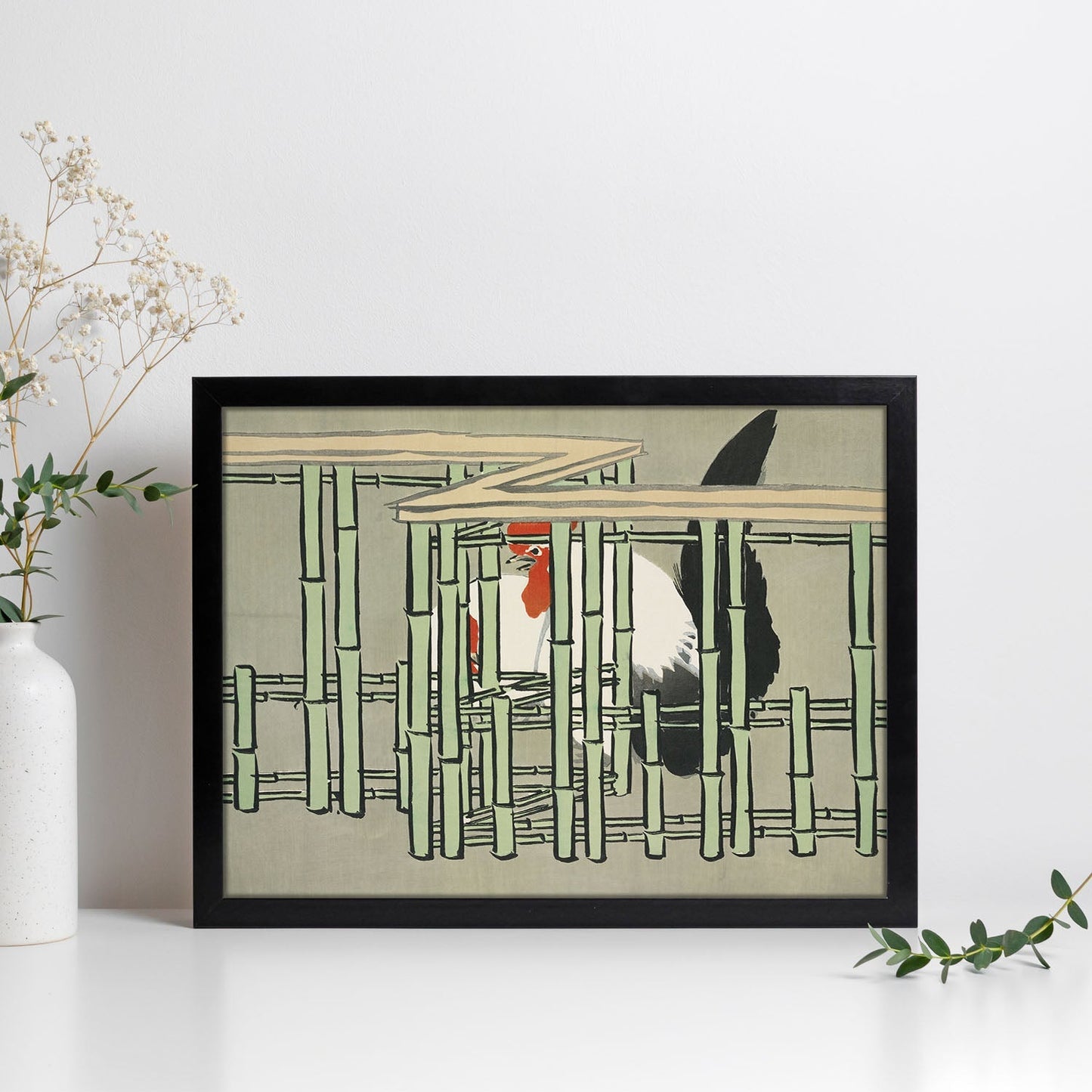 Lámina Rinpa 11. Pósters con llamativas ilustraciones Rinpa del artista japonés Kamisaka Sekka.-Artwork-Nacnic-Nacnic Estudio SL