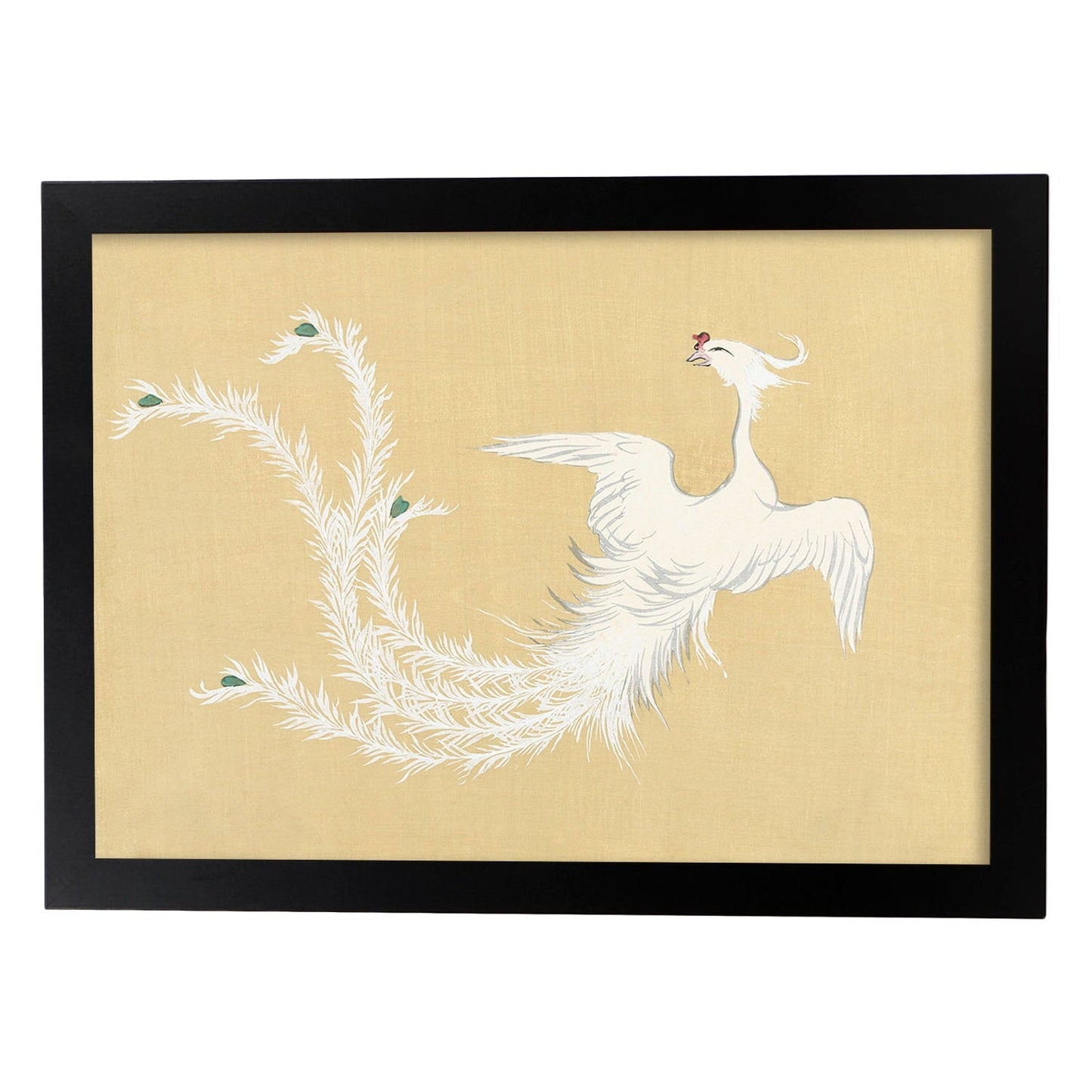 Lámina Rinpa 12. Pósters con llamativas ilustraciones Rinpa del artista japonés Kamisaka Sekka.-Artwork-Nacnic-A3-Marco Negro-Nacnic Estudio SL