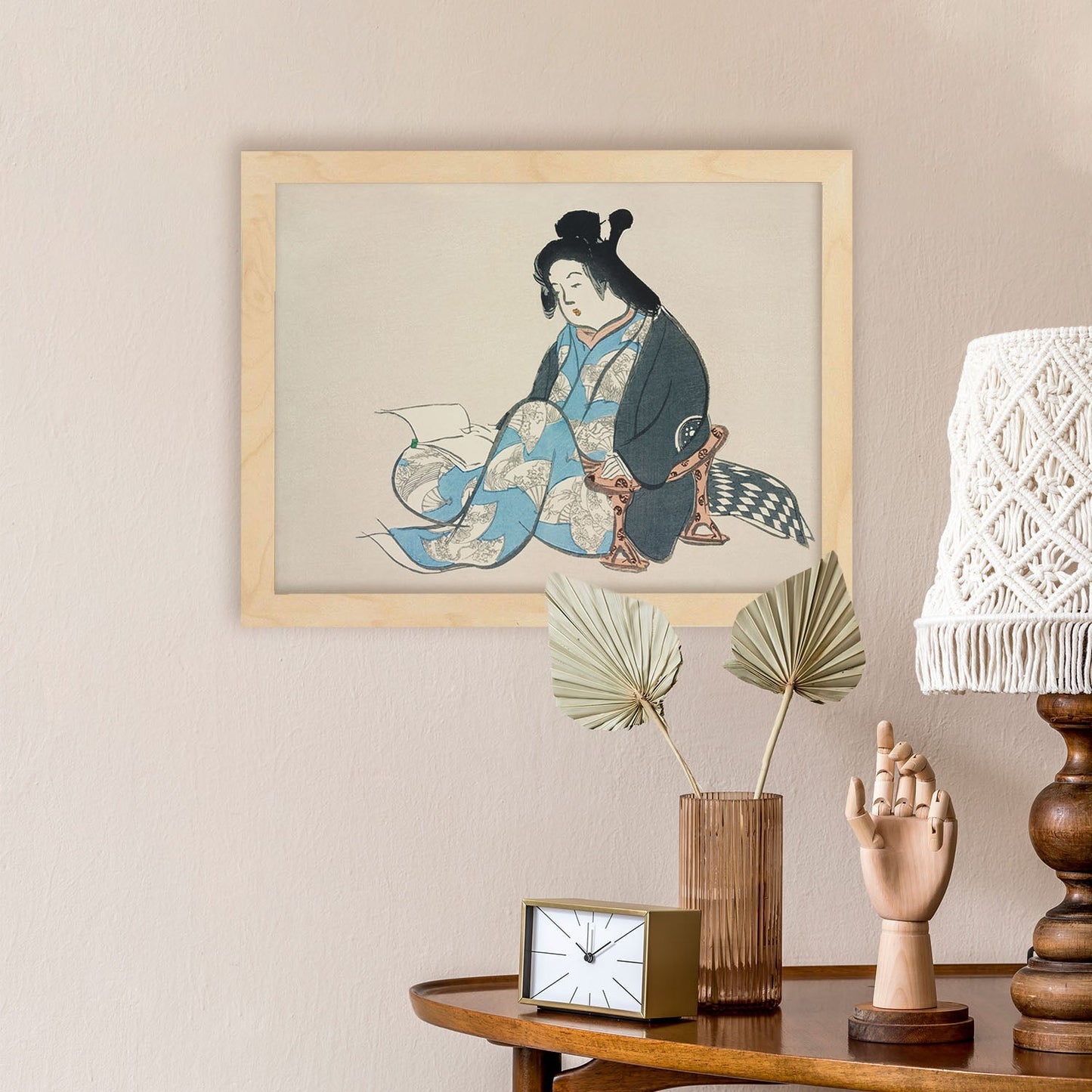 Lámina Rinpa 13. Pósters con llamativas ilustraciones Rinpa del artista japonés Kamisaka Sekka.-Artwork-Nacnic-Nacnic Estudio SL