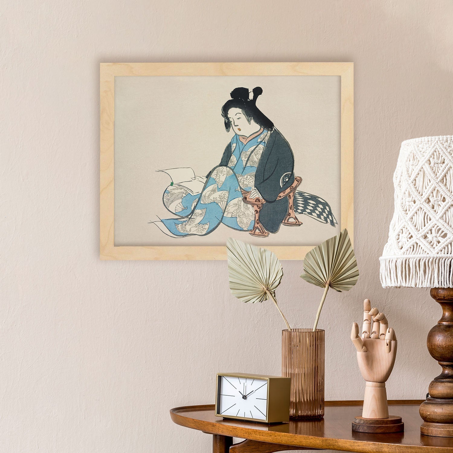 Lámina Rinpa 13. Pósters con llamativas ilustraciones Rinpa del artista japonés Kamisaka Sekka.-Artwork-Nacnic-Nacnic Estudio SL