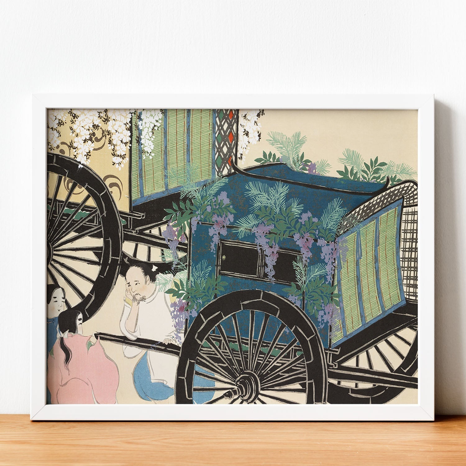 Lámina Rinpa 23. Pósters con llamativas ilustraciones Rinpa del artista japonés Kamisaka Sekka.-Artwork-Nacnic-Nacnic Estudio SL