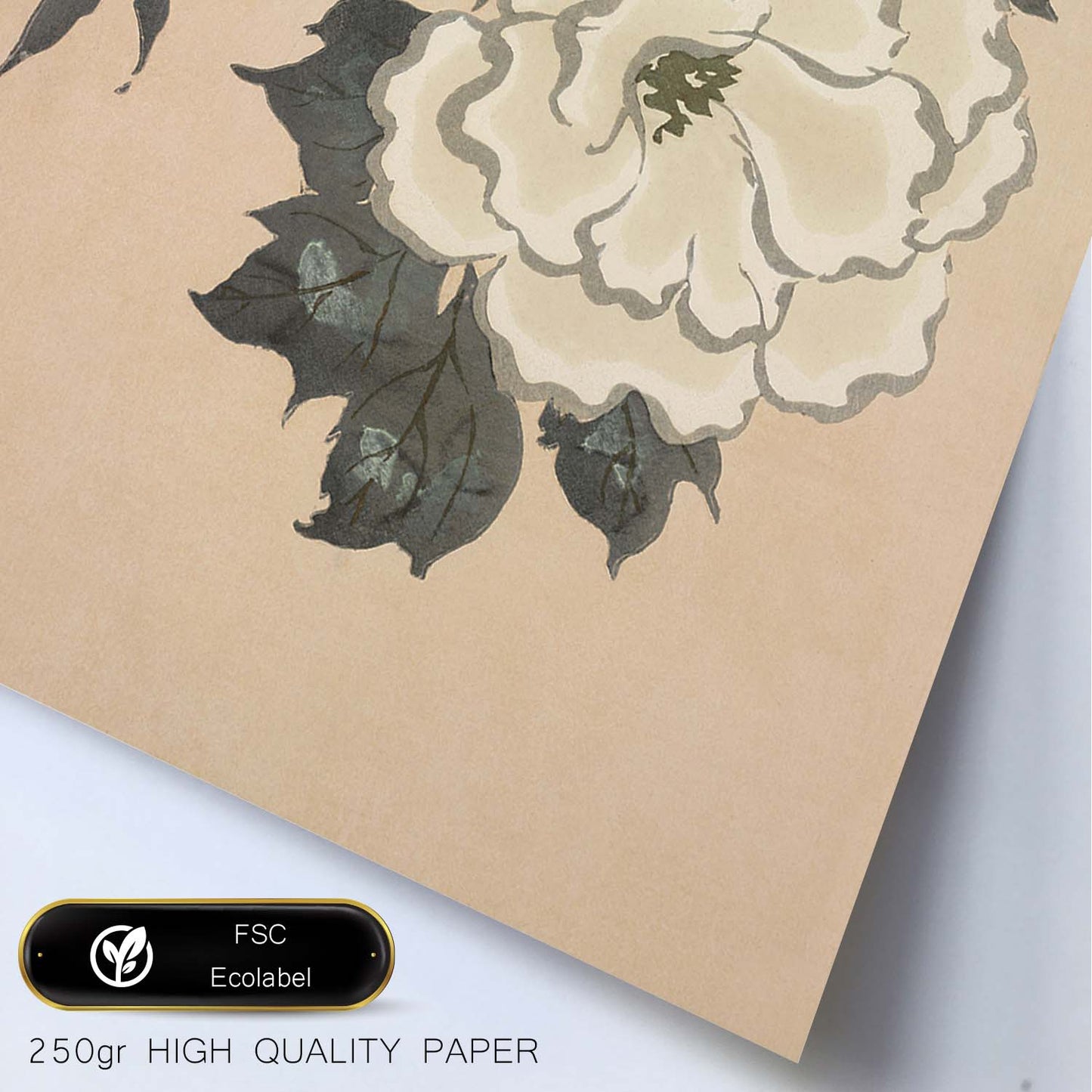 Lámina Rinpa 33. Pósters con llamativas ilustraciones Rinpa del artista japonés Kamisaka Sekka.-Artwork-Nacnic-Nacnic Estudio SL