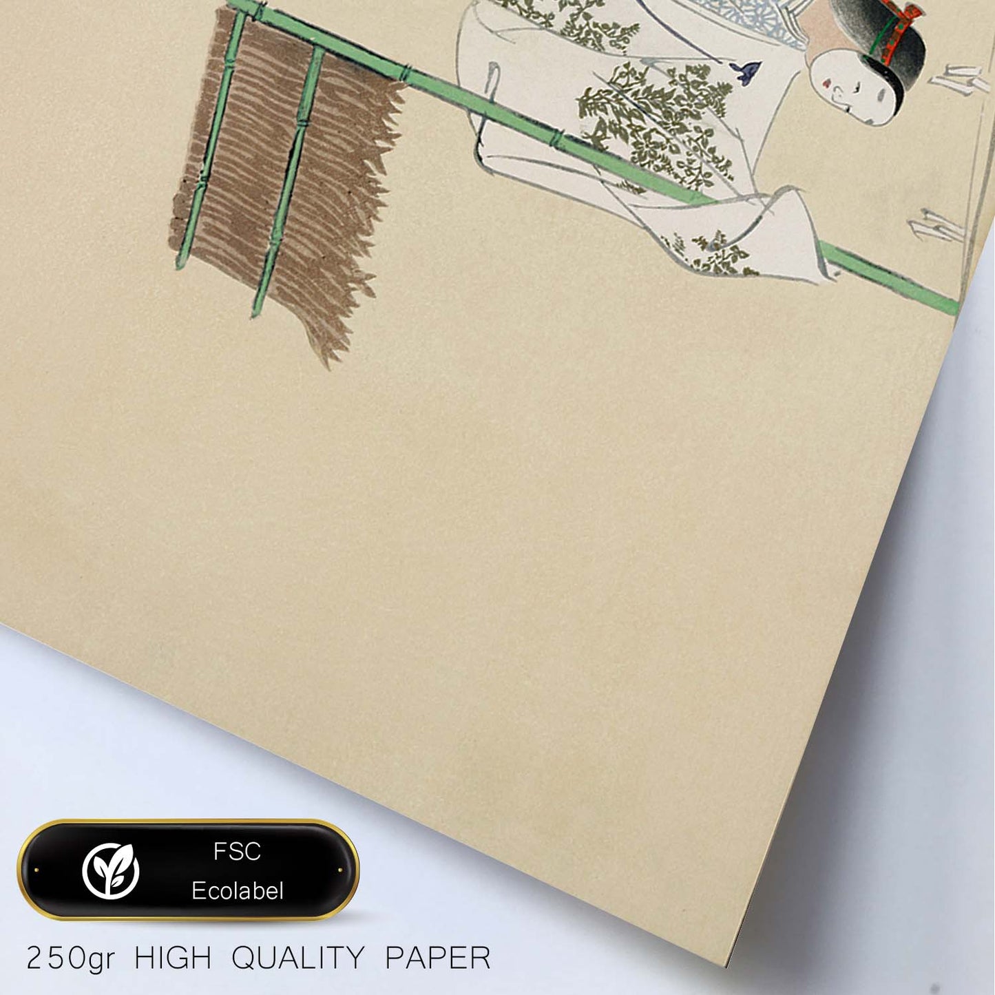 Lámina Rinpa 37. Pósters con llamativas ilustraciones Rinpa del artista japonés Kamisaka Sekka.-Artwork-Nacnic-Nacnic Estudio SL