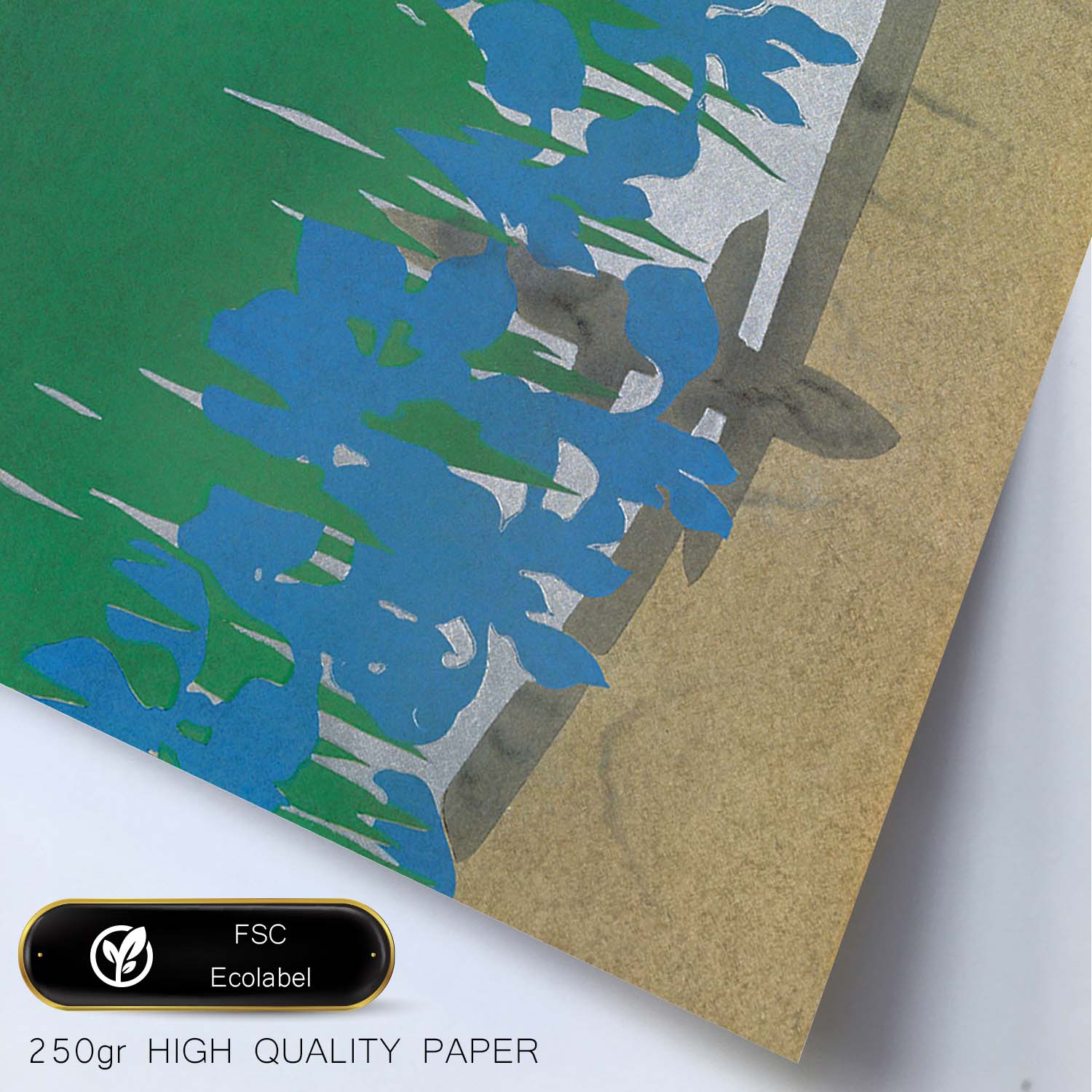 Lámina Rinpa 41. Pósters con llamativas ilustraciones Rinpa del artista japonés Kamisaka Sekka.-Artwork-Nacnic-Nacnic Estudio SL