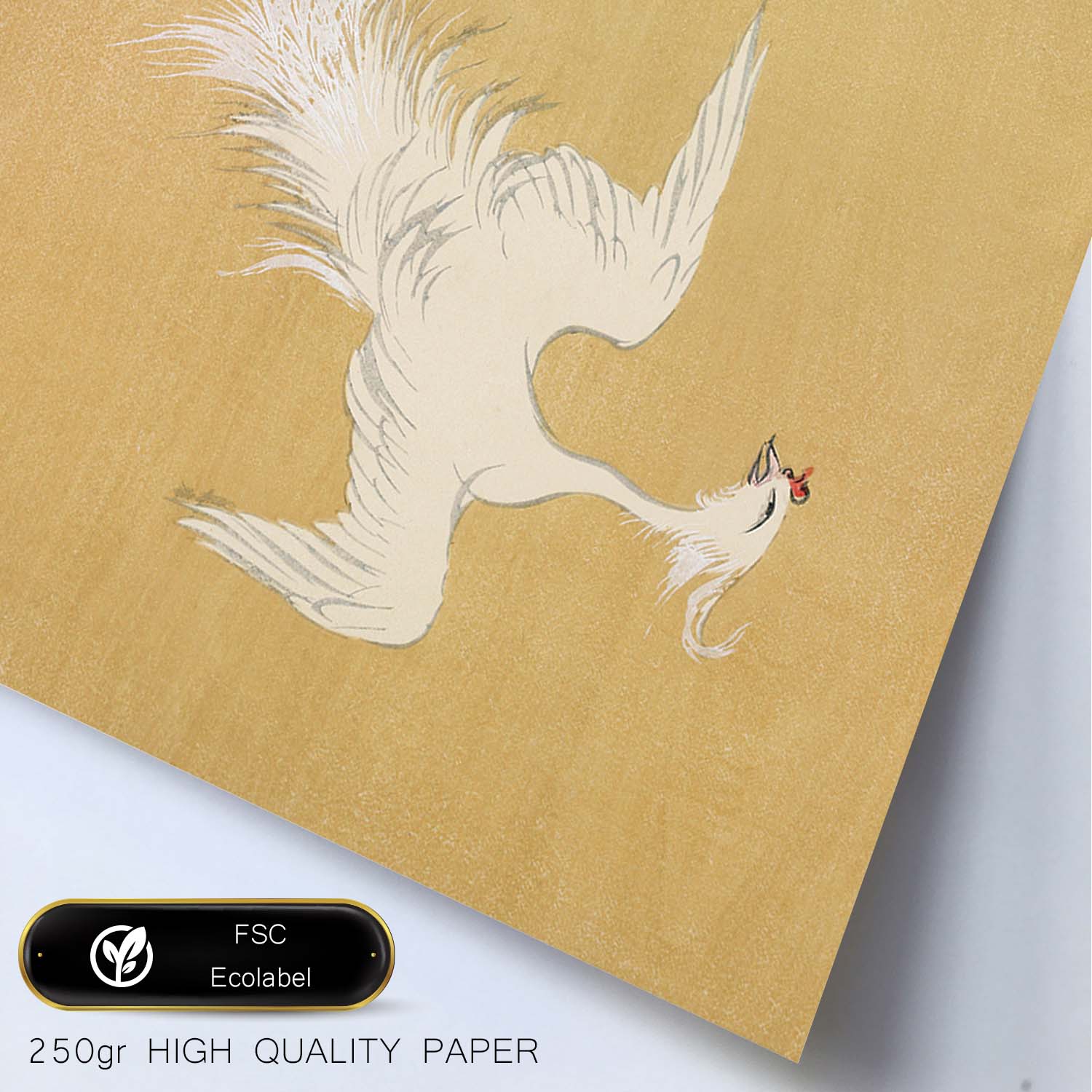 Lámina Rinpa 43. Pósters con llamativas ilustraciones Rinpa del artista japonés Kamisaka Sekka.-Artwork-Nacnic-Nacnic Estudio SL