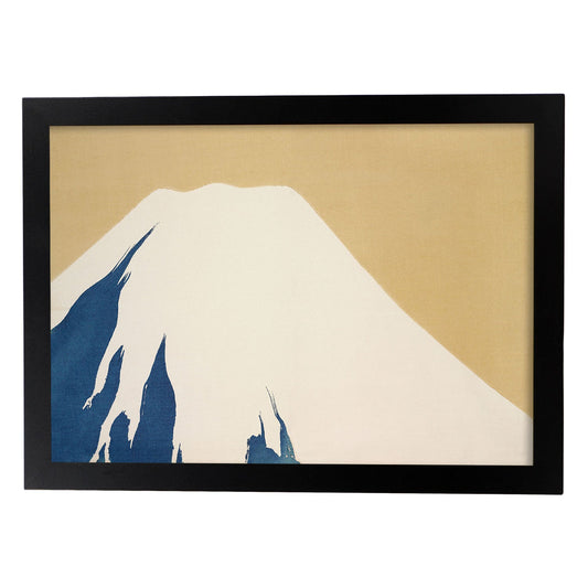 Lámina Rinpa 47. Pósters con llamativas ilustraciones Rinpa del artista japonés Kamisaka Sekka.-Artwork-Nacnic-A4-Marco Negro-Nacnic Estudio SL