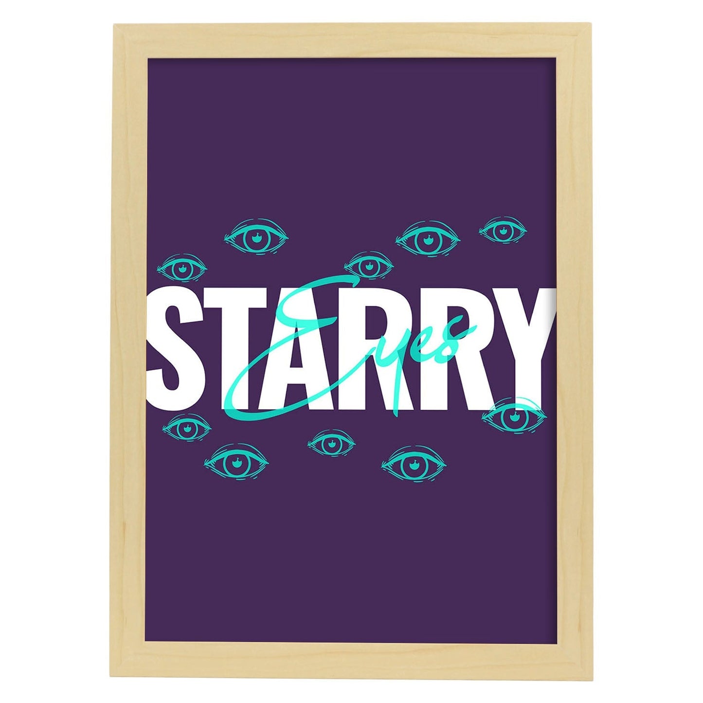 Lámina Soñador. Pósters con diseño de rótulo y mensajes motivacionales para el día a día.-Artwork-Nacnic-A3-Marco Madera clara-Nacnic Estudio SL