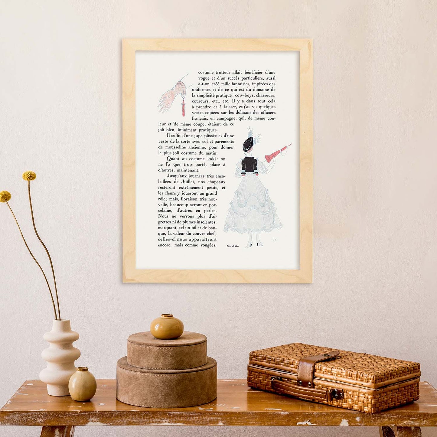 Lámina Vintage Modelo 083. Pósters con las ilustraciones Art Decó de George Barbier.-Artwork-Nacnic-Nacnic Estudio SL