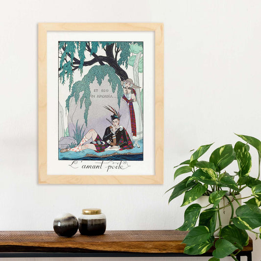 Lámina Vintage Modelo 091. Pósters con las ilustraciones Art Decó de George Barbier.-Artwork-Nacnic-Nacnic Estudio SL