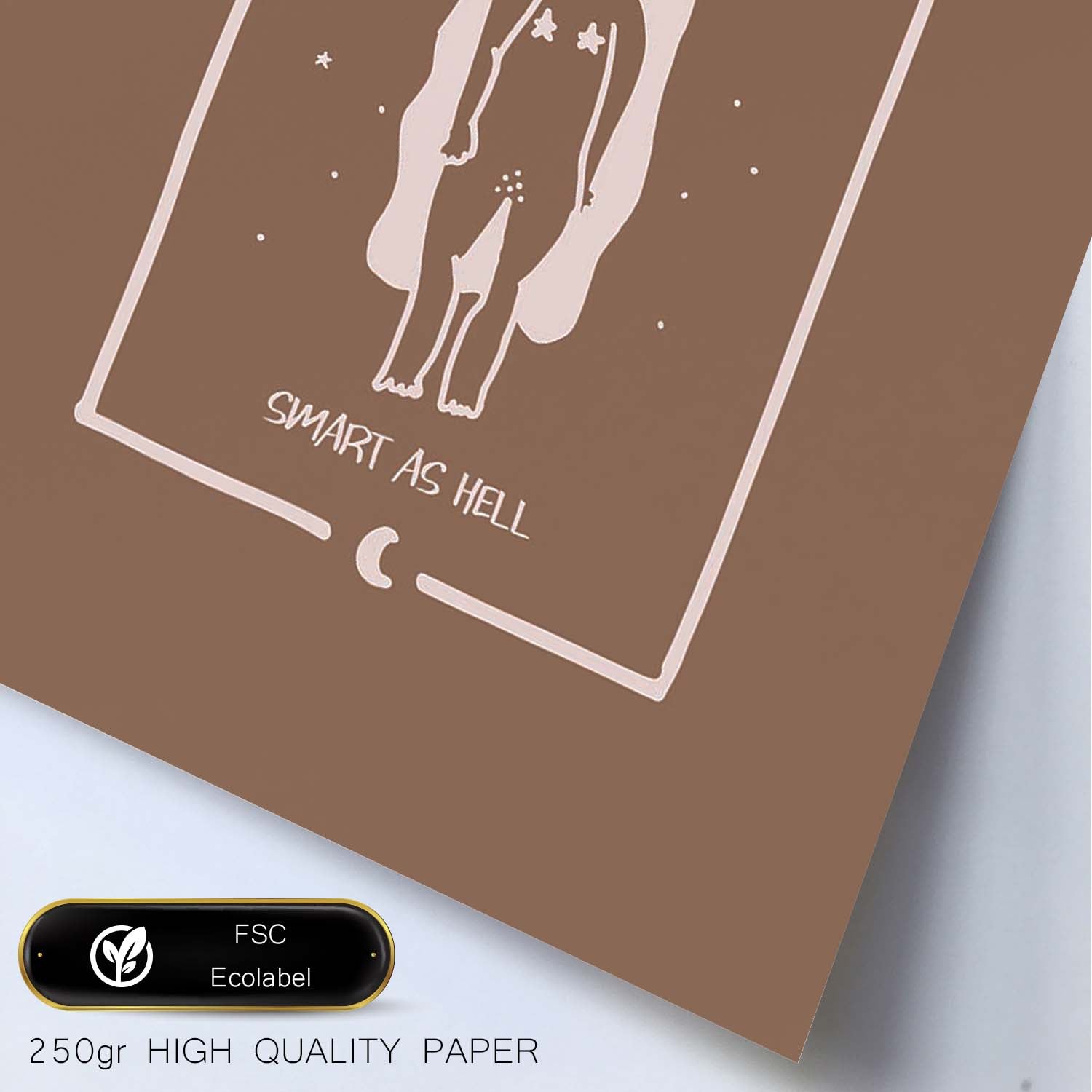 Lámina Virgo. Pósters con ilustraciones femeninas de los signos del zodíaco.-Artwork-Nacnic-Nacnic Estudio SL