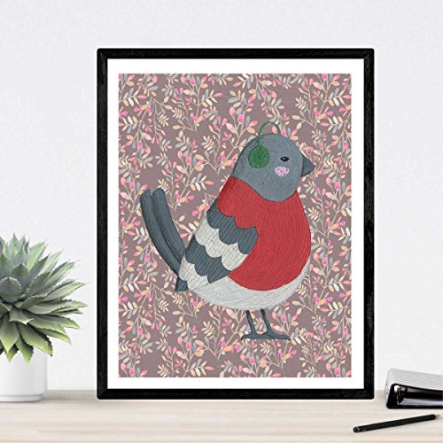 Láminas para enmarcar de Animales Dulces. Decoración de hogar en estilo retrato para enmarcar.-Artwork-Nacnic-Nacnic Estudio SL