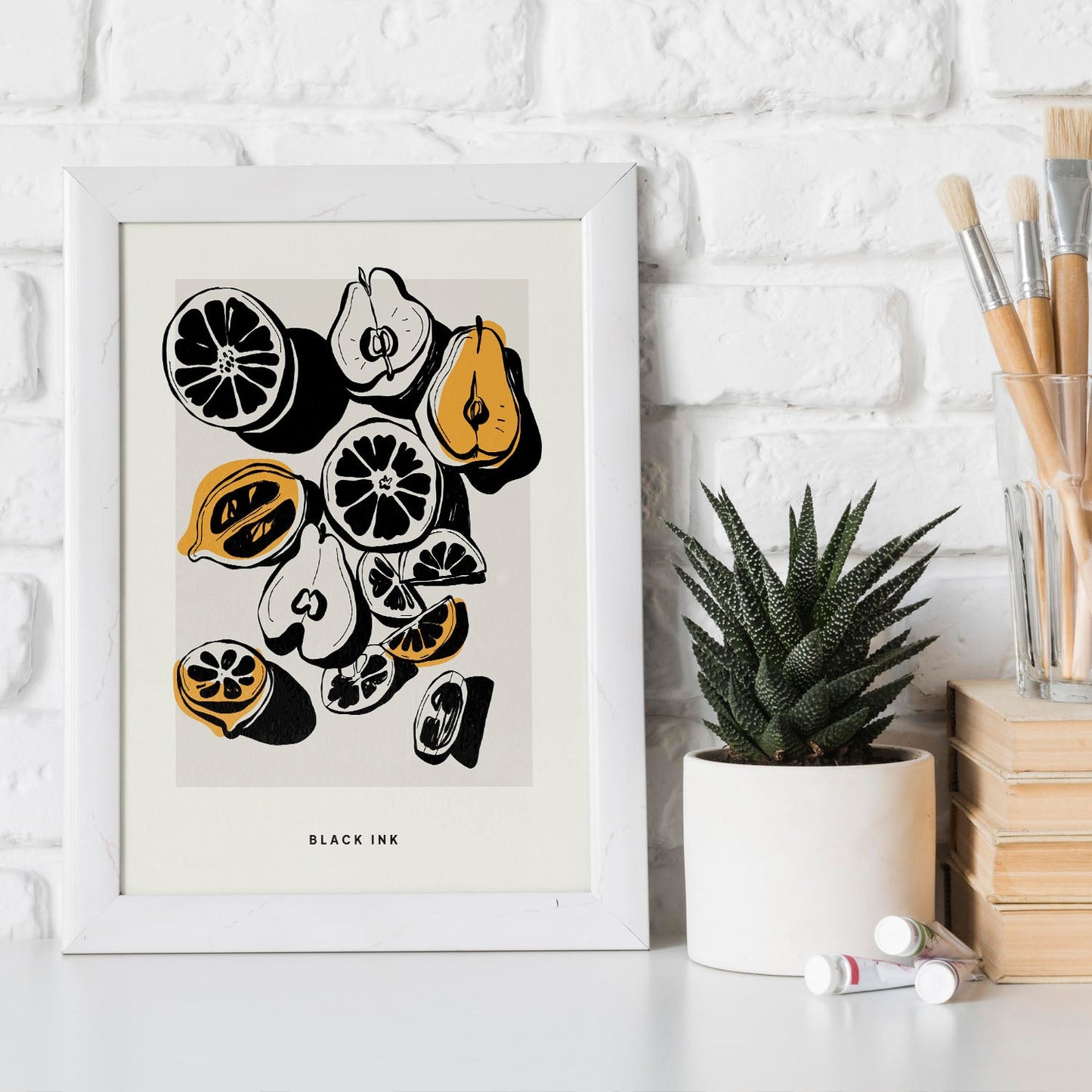 Lemons and Pears-Artwork-Nacnic-Nacnic Estudio SL