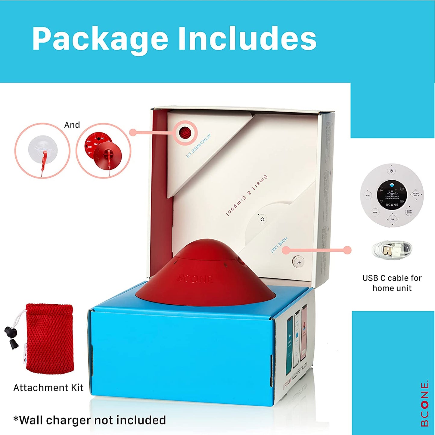 Alarma Inteligente Flotante para Piscina Nacnic 2.0 BCone