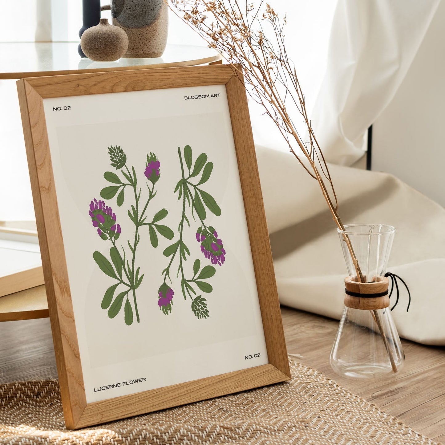 Lucerne Flower-Artwork-Nacnic-Nacnic Estudio SL