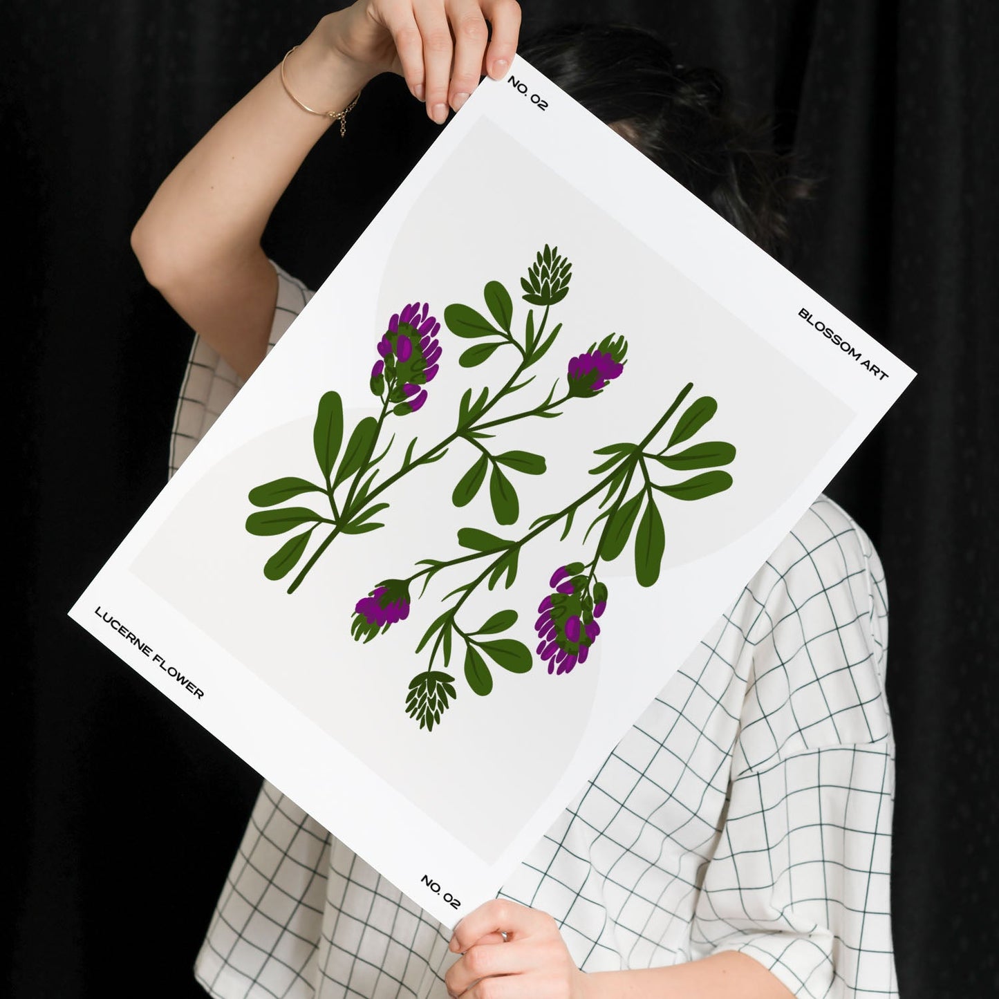 Lucerne Flower-Artwork-Nacnic-Nacnic Estudio SL