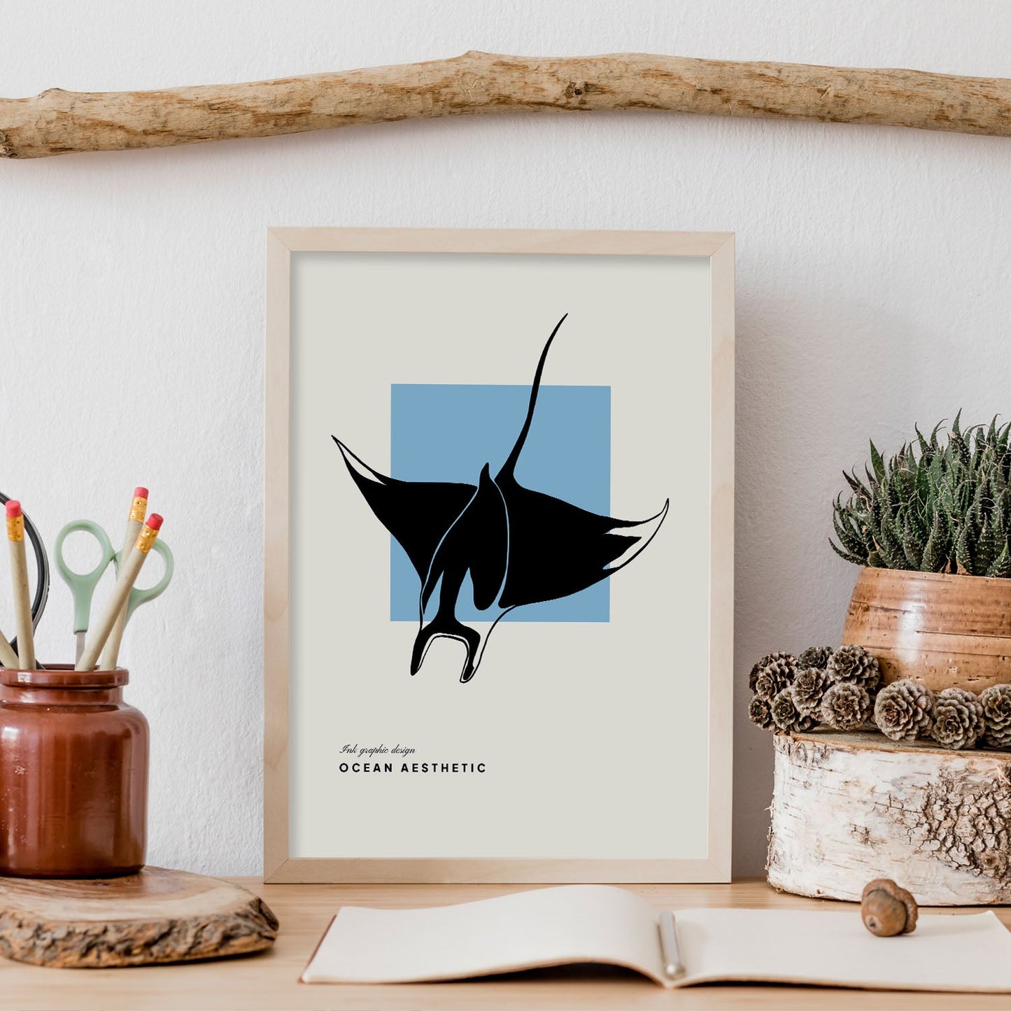 Manta Ray-Artwork-Nacnic-Nacnic Estudio SL