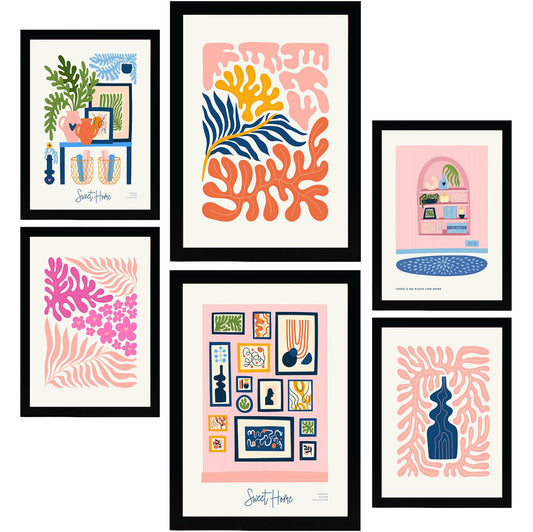 Minimalism Posters in Pastel Colours. Sweet Home.-Artwork-Nacnic-Nacnic Estudio SL