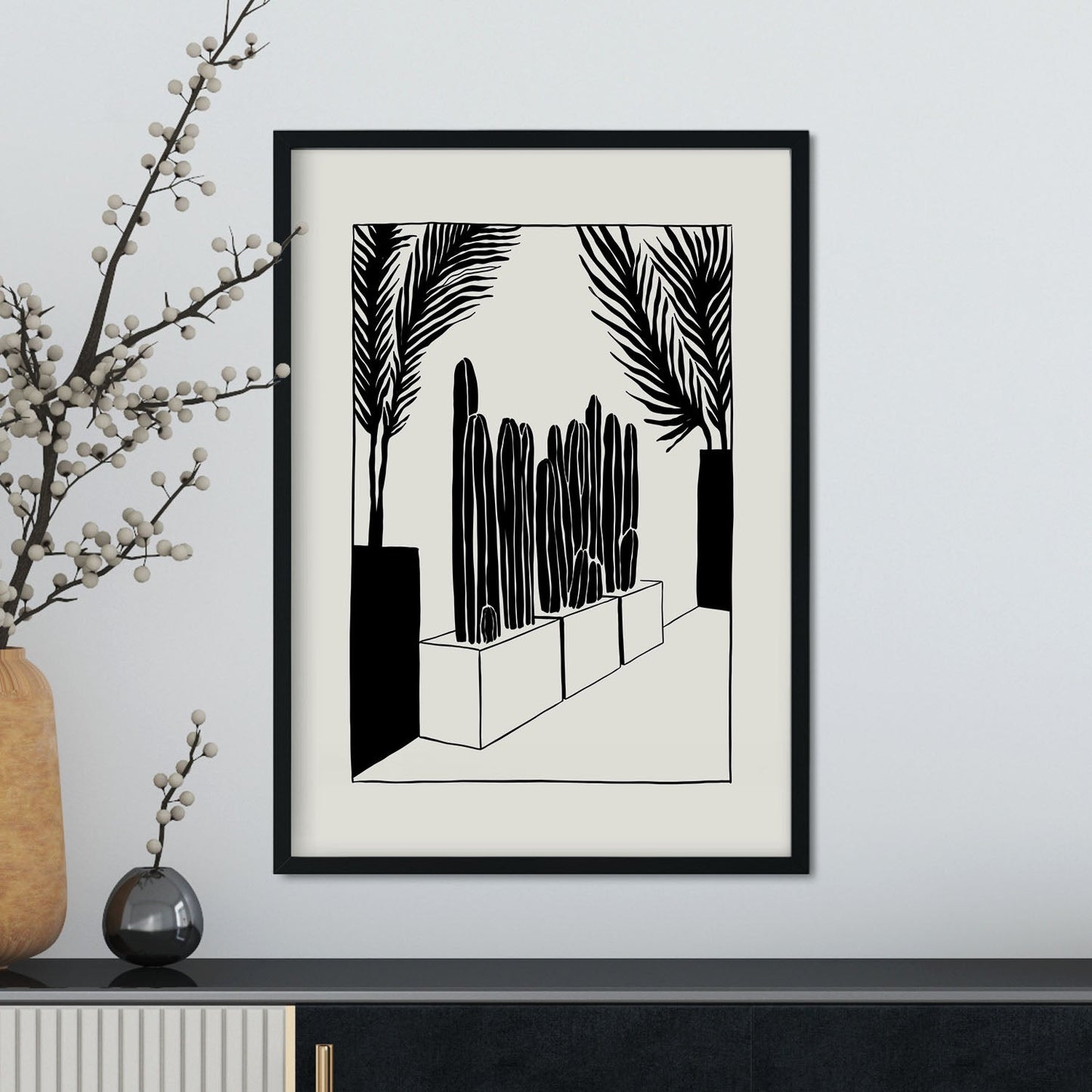 Modern Cactus-Artwork-Nacnic-Nacnic Estudio SL