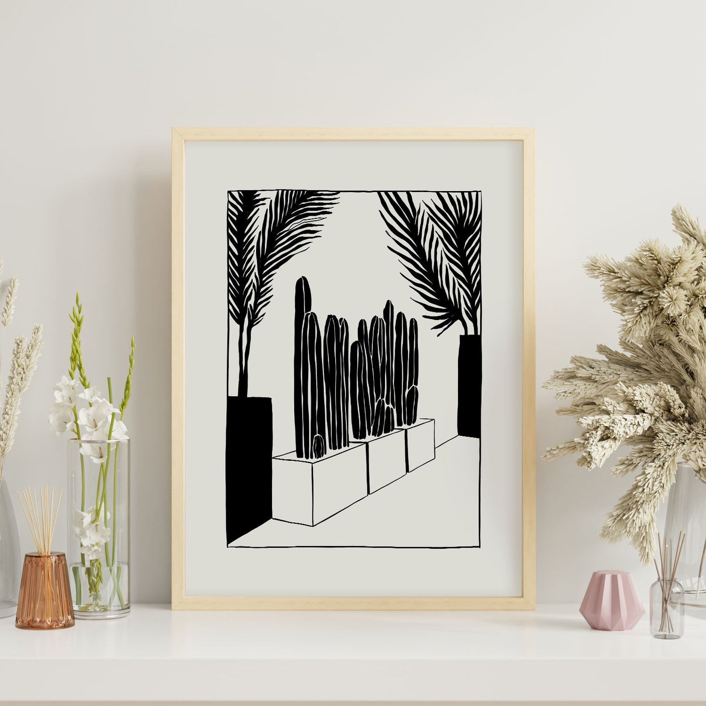 Modern Cactus-Artwork-Nacnic-Nacnic Estudio SL