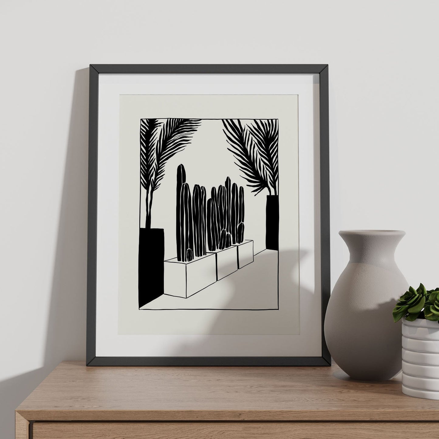 Modern Cactus-Artwork-Nacnic-Nacnic Estudio SL