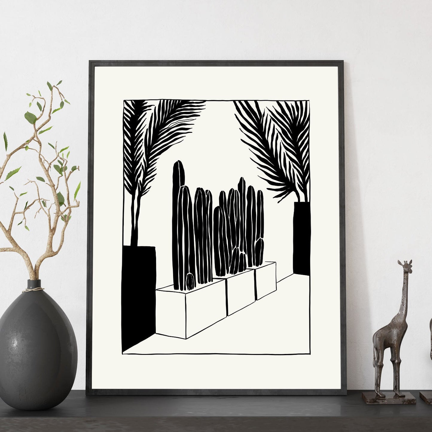 Modern Cactus-Artwork-Nacnic-Nacnic Estudio SL