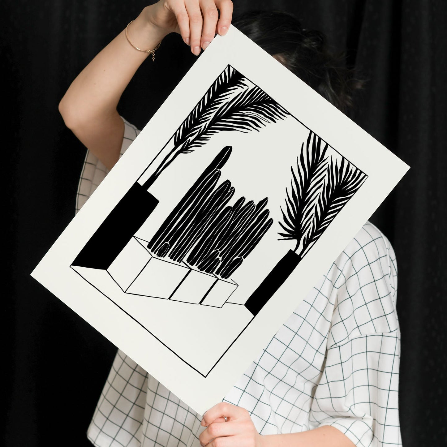 Modern Cactus-Artwork-Nacnic-Nacnic Estudio SL